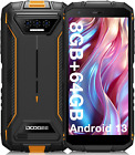 Doogee S41t [2024] Rugged Smartphone, 8Gb +64Gb Telefono Indistruttibile Tf 1Tb,