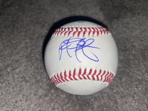 BOSTON RED SOX NEW YORK YANKEES ROB REFSNYDER SIGNED BALL BASEBALL COA - Picture 1 of 3