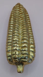 Maíz peruano tallado en plata bronce inca Pachama ofrenda - Imagen 1 de 4