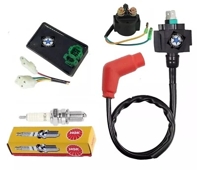 CDI Box Ignition coil Starter Relay for HONDA 2005 2006-2020 Recon 250 TRX250TE - Image 1 of 4