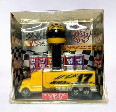 PEZ Set NASCAR Matt Kenseth #17 Candy Sealed 2006 Truck Helmet Dispenser Cover