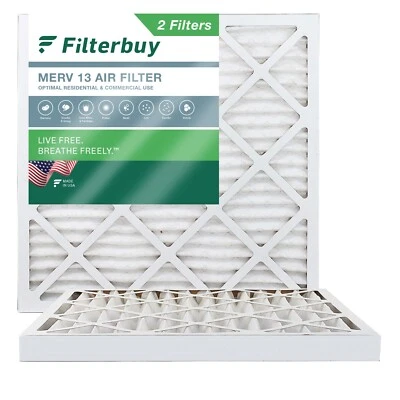 Filterbuy 20x20x2 Pleated Air Filters, Replacement for HVAC AC Furnace (MERV 13) - Image 1 of 4