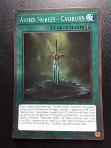 Carte Yu-Gi-Oh! NKRT-FR021 Armes Nobles - Caliburn (Platinum Rare) - Imagen 1 de 1