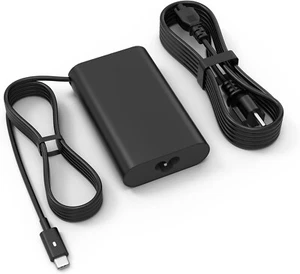65W USB-C Laptop Charger for Dell Latitude 5290 2-in-1 5300 2-in-1 7400 2-in-1 - Picture 1 of 7