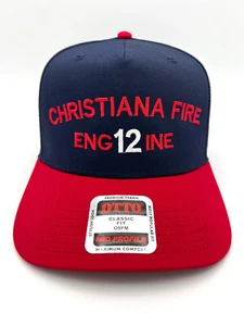 Christiana Fire Company (ENGINE 12) Cap Adjustable Custom Embroidery Delaware FD - Picture 1 of 5