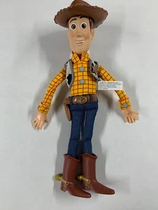 Disney Toy Story Wood Pull String Plush Talking Electronic Toy 15" Doll - Picture 1 of 10