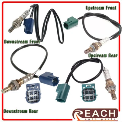 For 2003 2004 Nissan Pathfinder 3.5L Set Of 4 Upper+Lower 02 Oxygen Sensor USA - Imagem 1 de 4
