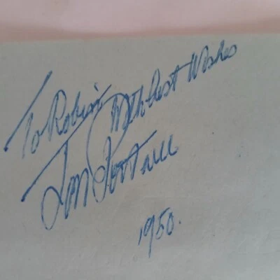 Jon Pertwee Signed  Doctor Who The 3rd Dr Autograph  - Image 1 of 2