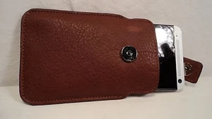 Osgoode Marley 1665 Brandy Cashmere Leather Women's Phone Case - Picture 1 of 4