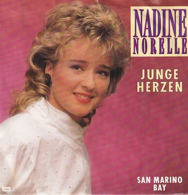 Nadine Norelle - Junge Herzen - 7"-Vinyl-Single-667- near mint - Bild 1 von 2