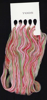 Lot of Christmas Candy Taffy Threads 150 yards Floss Cross Stitch Embroidery - Image 1 of 3