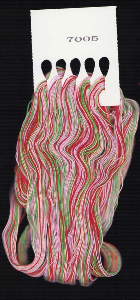 Lot of Christmas Candy Taffy Threads 150 yards Floss Cross Stitch Embroidery - Image 1 of 3