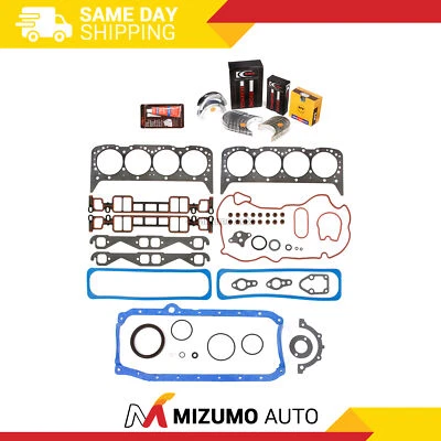 Juego completo de juntas cojinetes anillos aptos 96-02 Cadillac Chevrolet GMC VORTEC 5.7 VIN R Foto 1 de 4