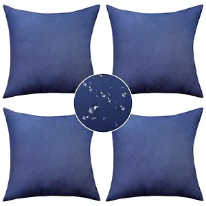 Outdoor Pillow Covers Waterproof Throw Pillow Covers Set of 4 Decorative Thro... - Picture 1 of 7