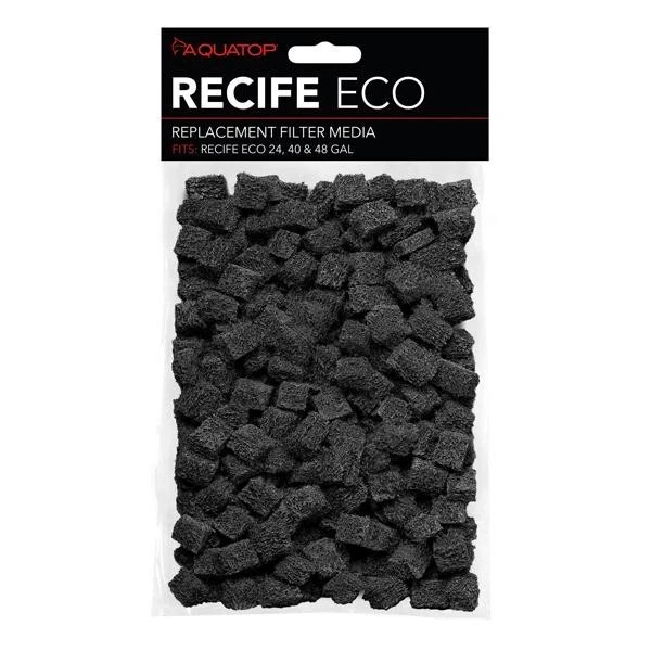 Cubos de mídia com infusão de carbono AQAUTOP RC-ECOCB Recife ECO para aquários Recife ECO - Imagem 1 de 1