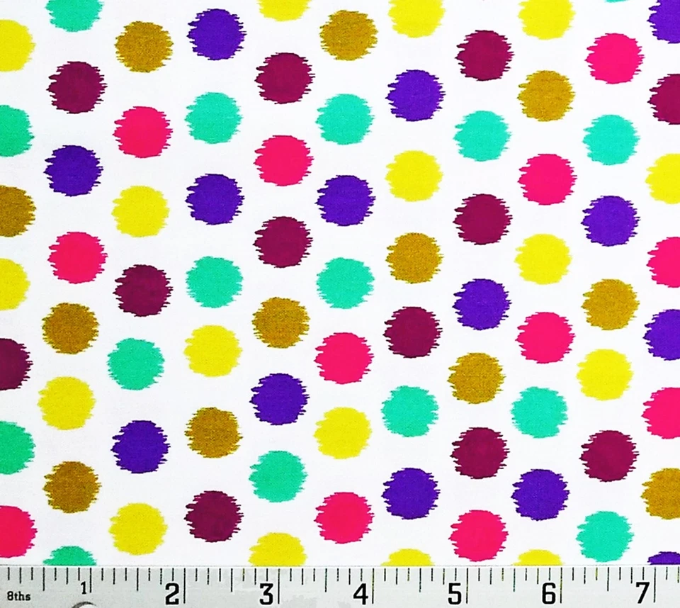 Cotton Quilt Apparel Fabric SPA DOT Michael Miller Fabric FQ - Image 1 of 1