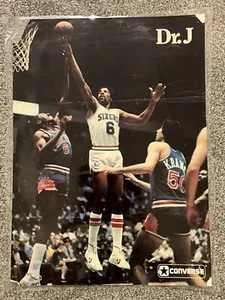 Vintage Original Converse Dr J-Julius Erving 23x17 Basketball Poster-Please Read - Picture 1 of 7