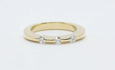ANILLO DE DIAMANTES PARISINA ROBERTO COIN 18K YG ~.25CTW TALLA 6.25 Foto 1 de 3