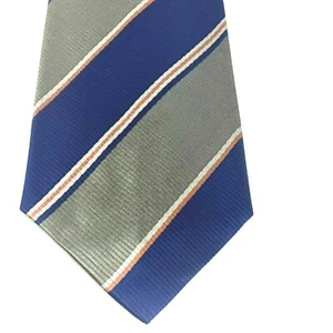 Fendi Silk Striped Necktie Italian Tie 100% Silk New  - Picture 1 of 10
