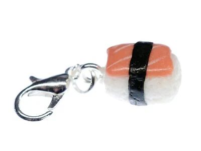 Sushi Charm Pendant Nigiri Miniblings Fish Food Japan Japanese LIGHT BROWN - Image 1 of 4