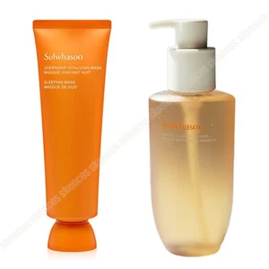 Sulwhasoo Gentle Cleansing Foam 200ml+Overnight Vitalizing Mask EX 120ml - Picture 1 of 10