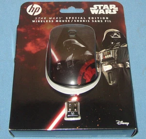 Rare HP Star Wars Darth Vader Special Edition Wireless Mouse *New in Sealed Box* - Picture 1 of 6