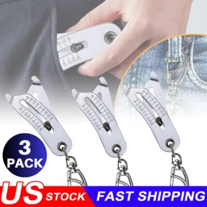 Portable Precise Thread Size Checker Keychain Bolt Size Checker Keychain Manual - Picture 1 of 13