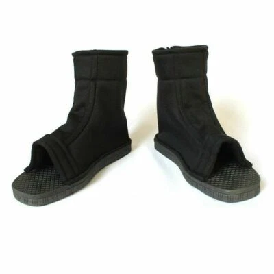 Japanese Ninja Shoes Boots Cosplay Retro Ancient Mens Women Black Blue Fashion - Image 1 of 4