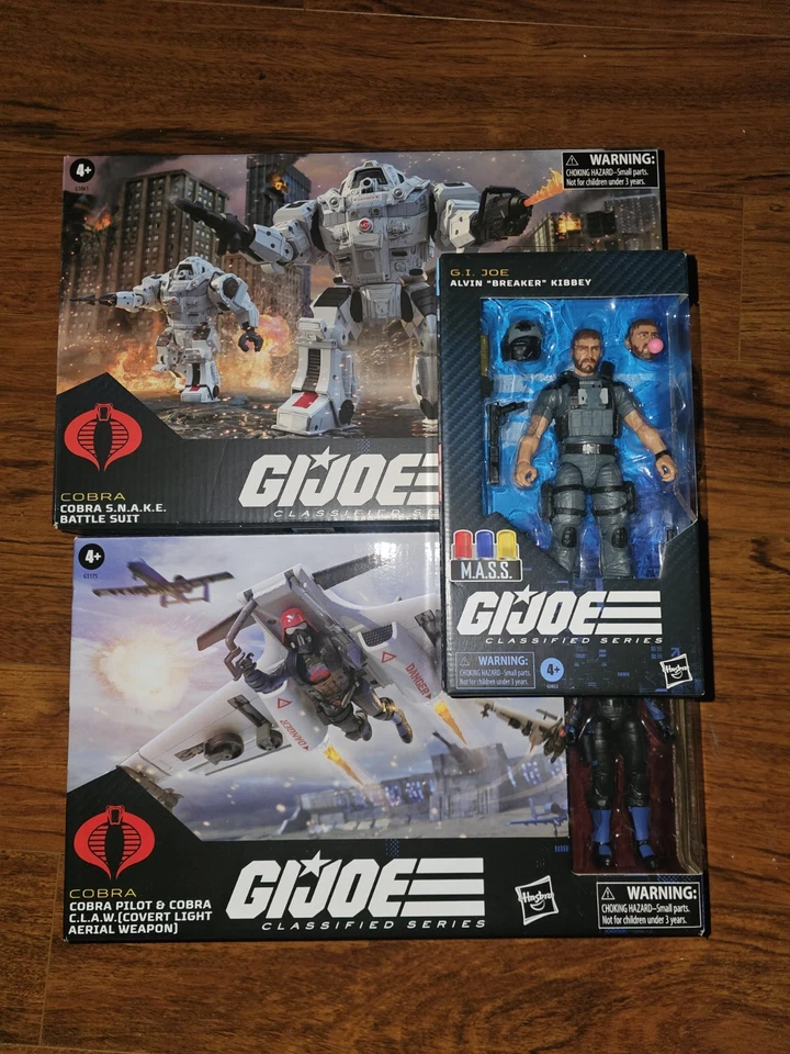 Lote Clasificado GI Joe de Armadura de Serpiente Cobra, Garra de Cobra, Objetivo Exclusivo Rompedor Foto 1 de 1