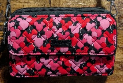 Bandolera Vera Bradley Disney RFID Todo en Uno Icónica Mickey’s Rosa Globos Foto 1 de 4