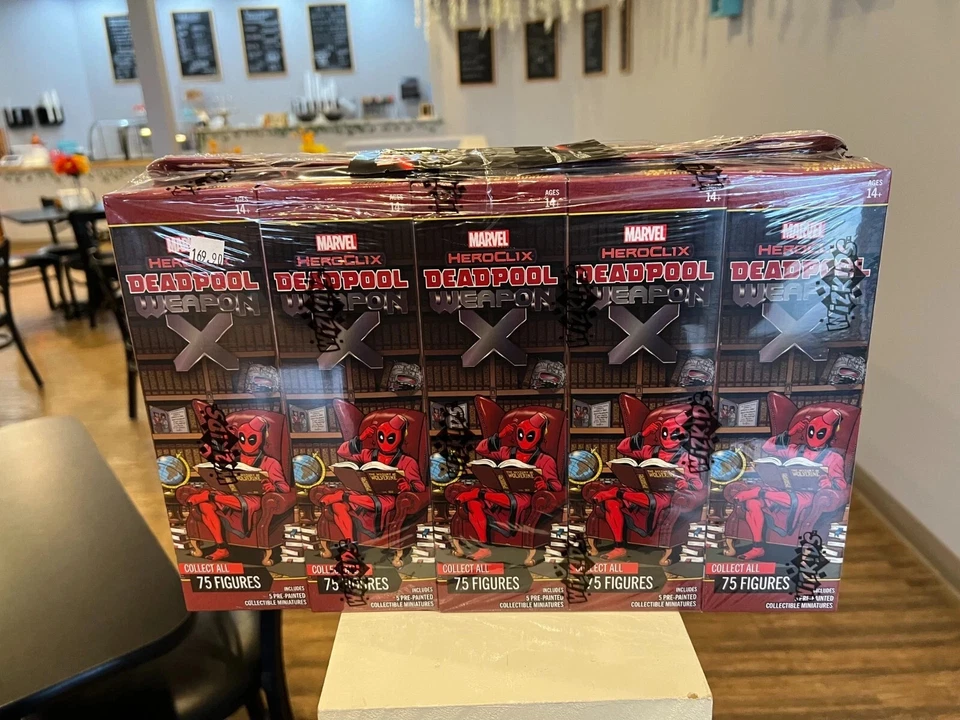 Marvel HeroClix: Deadpool Weapon X Booster Brick (10) Paper or Plastic - Image 1 of 1