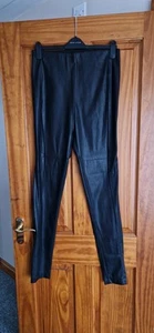 Next Tall Faux Leather leggings size 12 - Picture 1 of 4