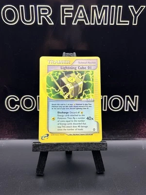 Pokémon | Lightning Cube 01 127/147 | Aquapolis | Reverse Holo Rare 2002 NM - Image 1 of 4
