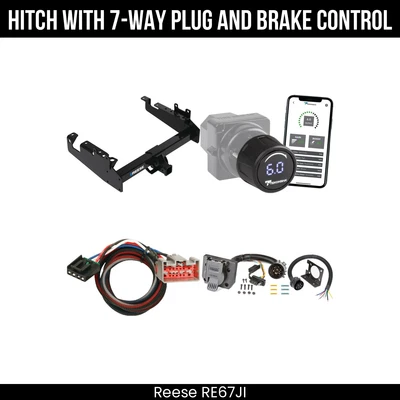 Hitch Tow PKG+ Brake Control For 19-25 Ford F-350 F-550 F-450 Super Duty CC New - Image 1 of 4
