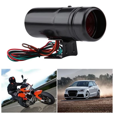 11000RPM Car Motorcycle Adjustable Red LED Tachometer Tacho Gauge Shift Lig DW - Image 1 of 4