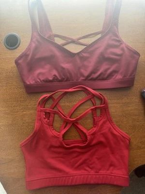 Sutiãs esportivos com alças tamanho pequeno pacote com 2 - Imagem 1 de 2