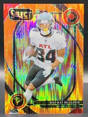 2024 Panini Select Ray-Ray McCloud Orange Prizm Shock /399 - Atlanta Falcons - Image 1 of 2