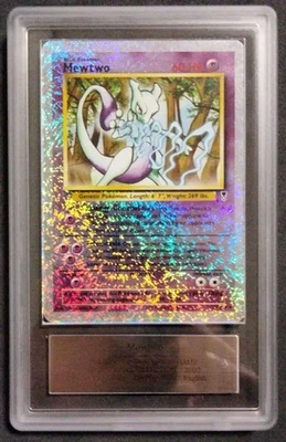 ARS 8 NM 2002 Pokemon Card Mewtwo Legendary Coll. Reverse Holo Rare #29 English - Image 1 of 4