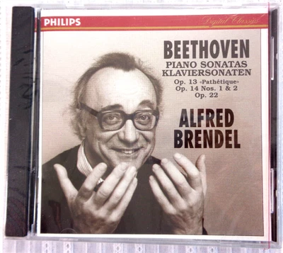 Beethoven CD Piano Sonatas Klaviersonaten Op. 13 14 No 1 & 2 Alfred Brendel NEW! - image 1 of 2
