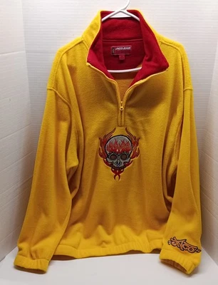 Chaqueta Pullover JNCO Streetwear Sherpa Calavera Patinador Polar - Adulto XXL **USADA EN EXCELENTE ESTADO** Foto 1 de 4