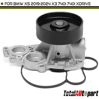 Water Pump for BMW X5 2019-2024 X3 740i 740i xDrive X7 X6 X4 Z4 840i 840i xDrive - Image 1 of 4