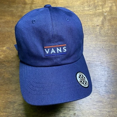 Vans Kids Hat Navy Blue Adjustable Baseball Cap - Image 1 of 4