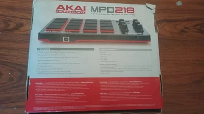 AKAI MPD218 Midi Pad Controller w 16 MPC Pads New Open Box - Image 1 of 4