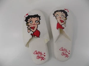 Zapatillas Betty Boop Blancas Mujer Medianas (7-8) Personaje Dibujos Animados Comodidad, Usadas en Excelente Condición - Imagen 1 de 6