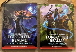 Dungeons and Dragons:  Forgotten Realms Adventures in Faerun + Heros of Faerun - Picture 1 of 2