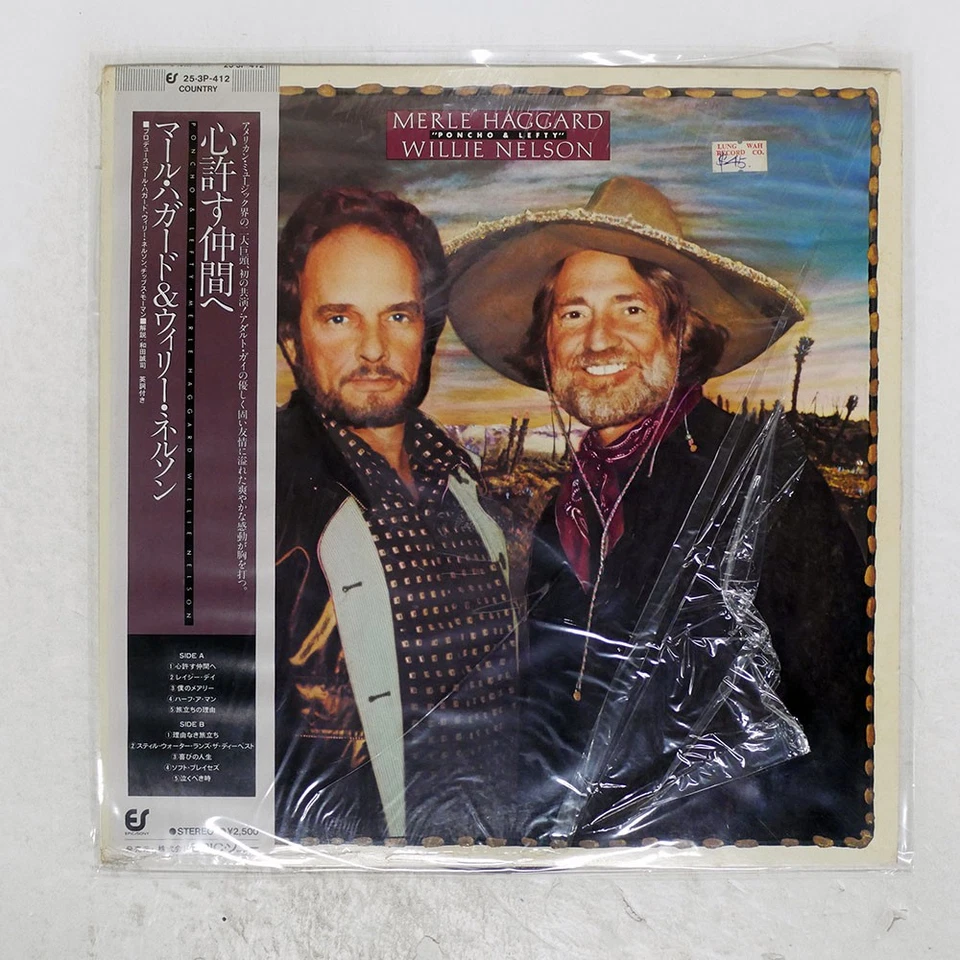 MERLE HAGGARD PONCHO & LEFTY EPIC 253P412 Japan VINYL LP - Image 1 of 1