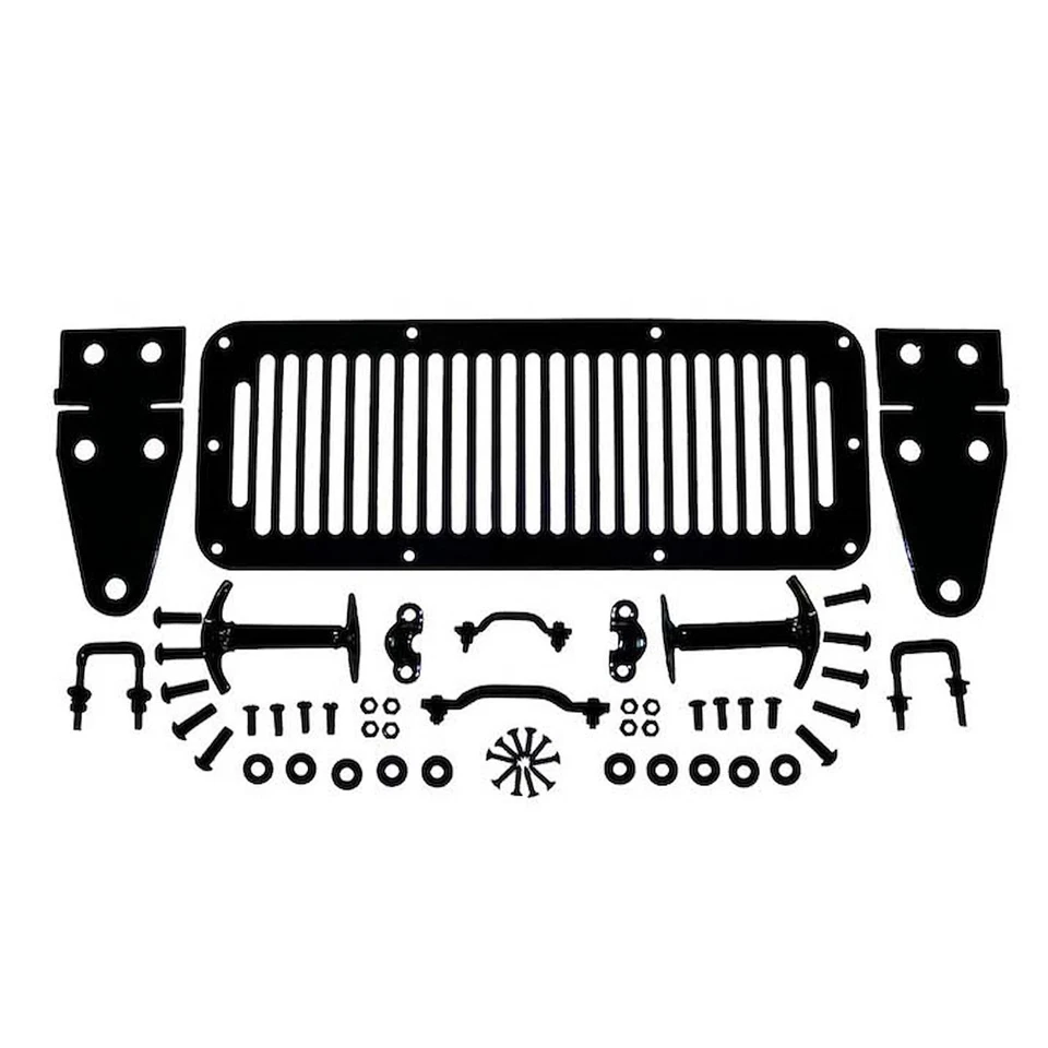 Crown Automotive RT26007 Complete Hood Kit 1978-1986 Jeep CJ 1987-1995 Jeep Wran Foto 1 de 3