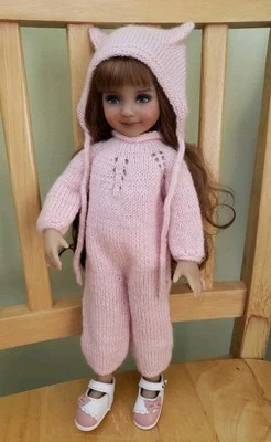 Conjunto para muñeca Dianna Effner Little Darling, mono Paola hecho a mano, mono  Foto 1 de 4
