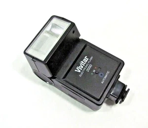 Vivitar Electronic Flash 2000 Hot Shoe Mount Universal - Imagen 1 de 4