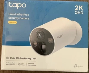 TP-Link Tapo Smart kabellose Überwachungskamera 2K QHD C425 - neu fabrikversiegelt - Bild 1 von 7